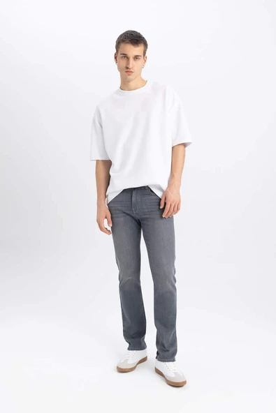 B7349 Sergio Regular Fit Normal Bel Jean Pantolon - Resim 3