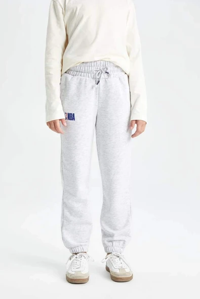 C9512 NBA Wordmark Jogger Eşofman Altı - Resim 5