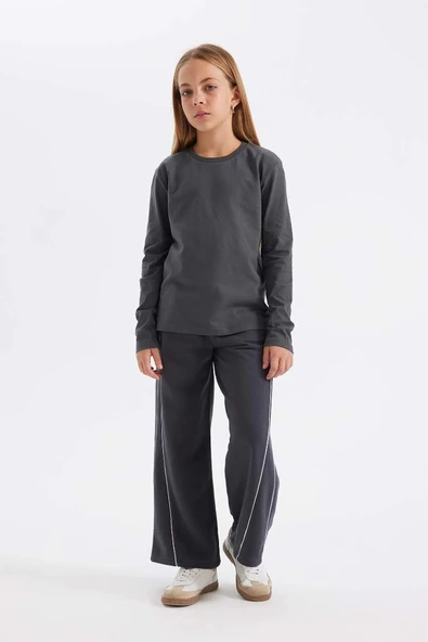 C9674 Wide Leg Geniş Paça Pantolon - Resim 2