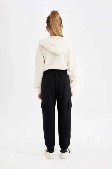 C7692 Kargo Cepli Jogger Eşofman Altı - Resim 3