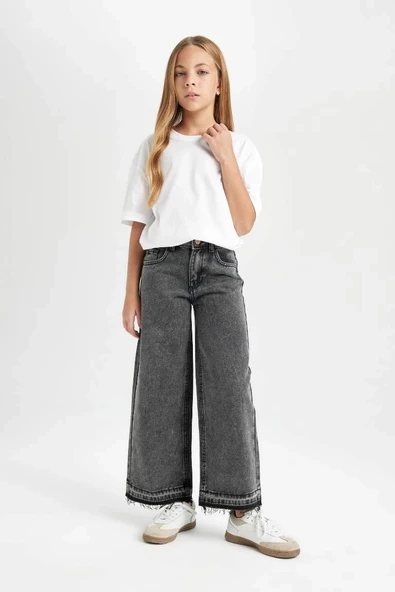 C8536 Wide Leg Geniş Paça Pantolon ürün görseli 1
