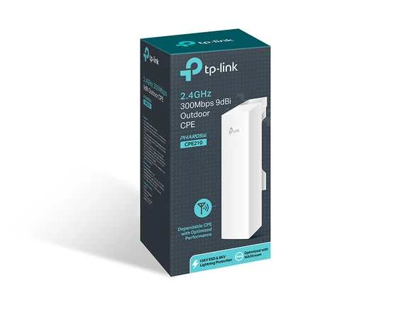 Tp-Link CPE210 Outdoor 300 Mbps 9dBi Dış Mekan Access Point ürün görseli 1