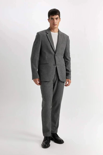 D3704 Tailored Regular Fit Düz Paça Pantolon - Resim 3