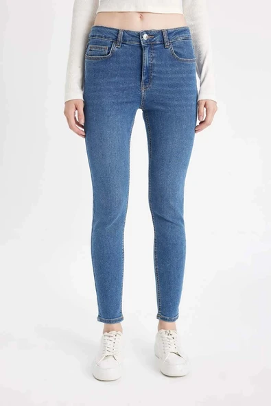 C7609 Rebeca Skinny Fit Yüksek Bel Jean Pantolon ürün görseli 1