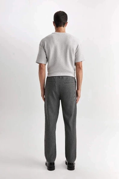 D3704 Tailored Regular Fit Düz Paça Pantolon - Resim 6
