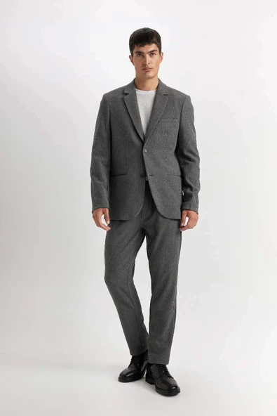 D3704 Tailored Regular Fit Düz Paça Pantolon - Resim 2