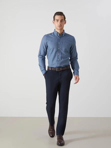 LCWAIKIKI Formal LACİVERT Slim Fit Erkek Pantolon ürün görseli 1