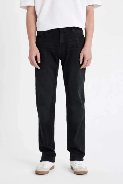 W6868 Sergio Regular Fit Normal Kalıp Normal Bel Boru Paça Jean Pantolon ürün görseli 1