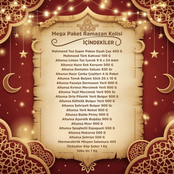 Mega Paket Ramazan Kolisi - Resim 2