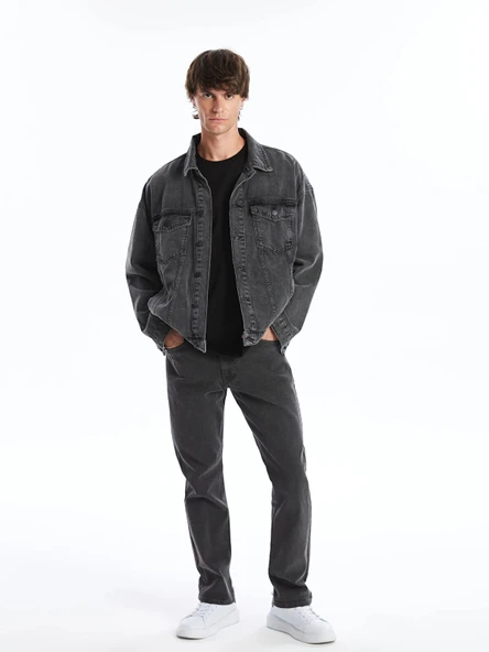 LCW Jeans GRİ 779 Regular Fit Erkek Jean Pantolon ürün görseli 1