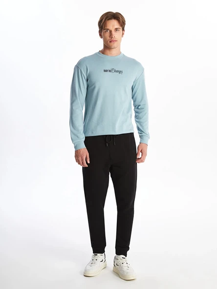 LCW Casual Siyah Slim Fit Erkek Jogger Eşofman Altı ürün görseli 1