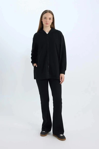E4387 Wide Leg Geniş Paça Esnek Belli Uzun Boy Pantolon ürün görseli 1