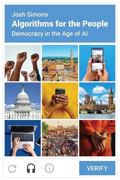 Algorithms for the People: Democracy in the Age of AI Josh Simons ürün görseli 1