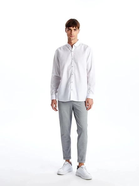 LCW Vision Gri Slim Fit Erkek Pantolon ürün görseli 1
