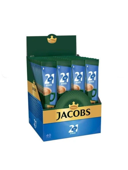 Jacobs 2'si 1 Arada Kutu (40 x 16g) Karışım Kahve ürün görseli 1