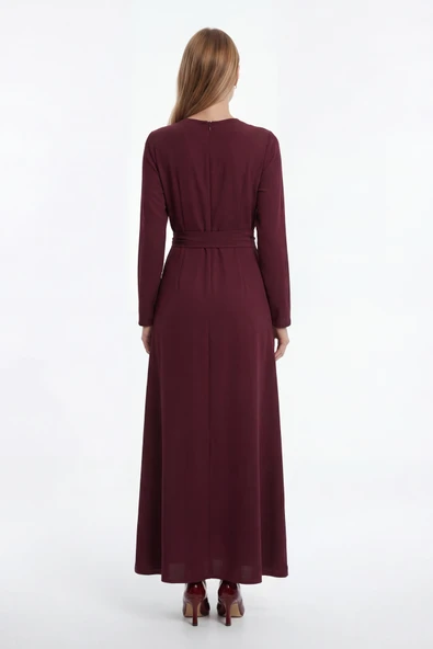 BORDO ELBİSE - Resim 2