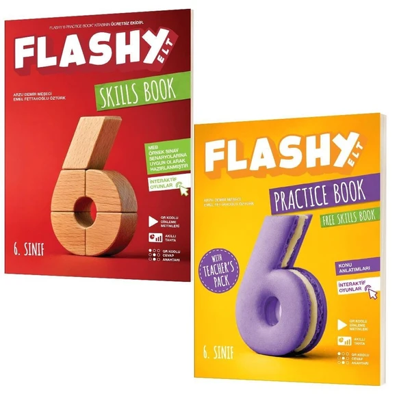 Flashy Elt 2026 6. Sınıf Flashy Practice Book + Skills Book 2 Kitap ürün görseli 1