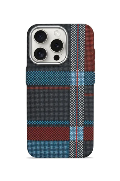 Aether Carbon iPhone 16 Pro Max MagSafe Karbon Kılıf Urban Gridline ürün görseli 1