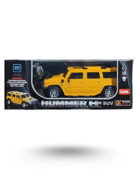 Ctoy Oyuncak Hummer H2 Işıklı ve Usb Kablolu Uzaktan Kumandalı Araba 1:16 866-893hbh2 (Karışık Renk 1 Adet) ürün görseli 1