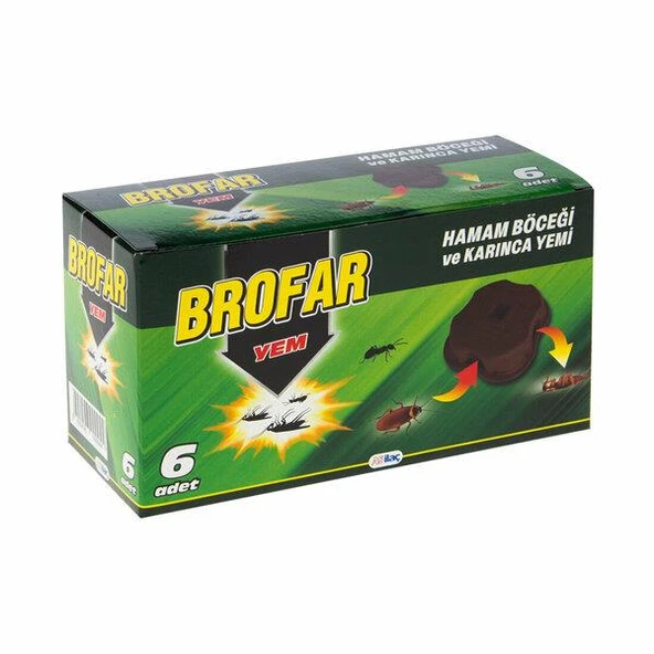 BROFAR HAMAM BOCEGI TABLETI 6 LI ürün görseli 1