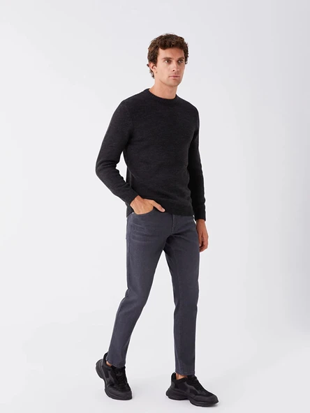 LCW Jeans Gri 750 Slim Fit Erkek Jean Pantolon ürün görseli 1