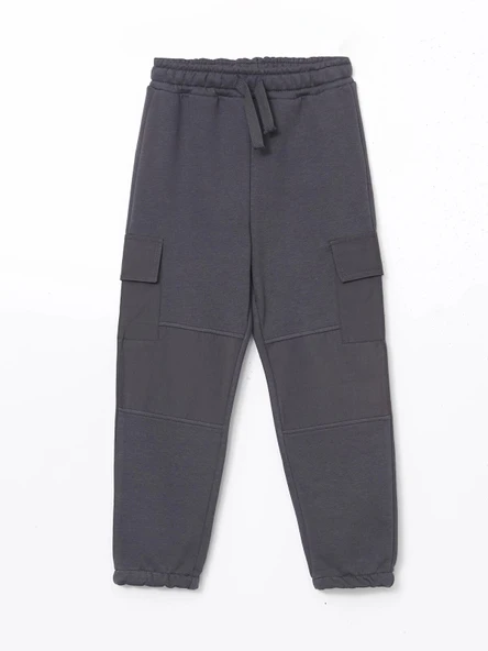 LCW Kids ANTRASİT Beli Lastikli Erkek Çocuk Jogger Eşofman Altı ürün görseli 1