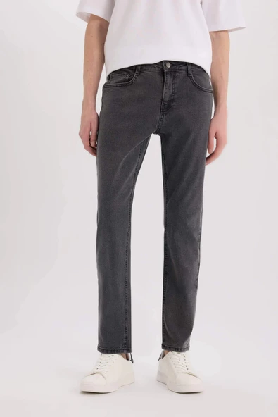 Defacto D9827 DENIM Sergio Regular Fit Normal Kalıp Normal Bel Boru Paça Jean Pantolon ürün görseli 1