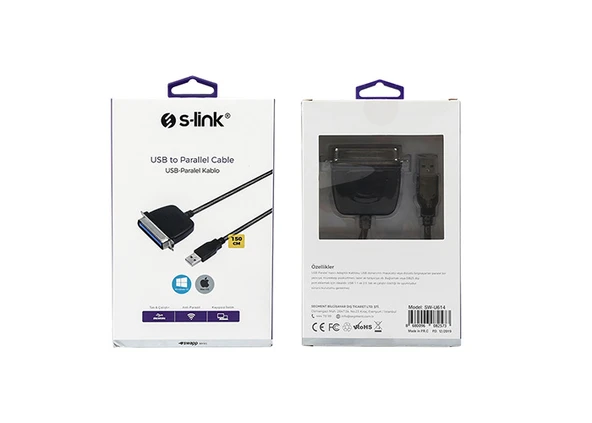 Swapp Sw-U614 Siyah Usb To Parallel (Cn36M) Kablo - Resim 5