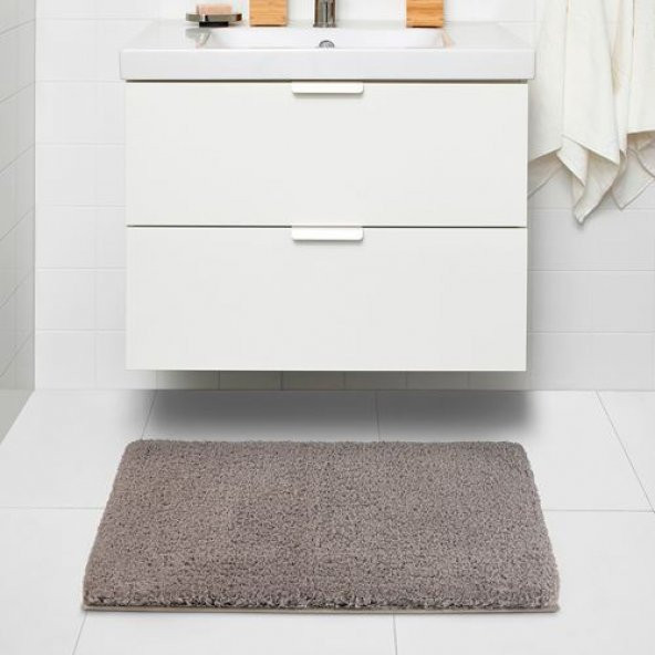 Banyo Paspası Bej Renk IKEA ,Mikrofiber 60x90 cm Banyo Halısı ürün görseli 1