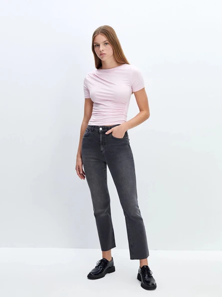 LCW Jeans GRİ Mars Flare Kadın Jean Pantolon ürün görseli 1