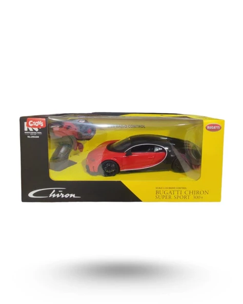 Ctoy Oyuncak Bugatti Chiron Süper Sport Uzaktan Kumandalı Şarjlı ve Işıklı Araba Usb (Karışık Renk 1 Adet) ürün görseli 1