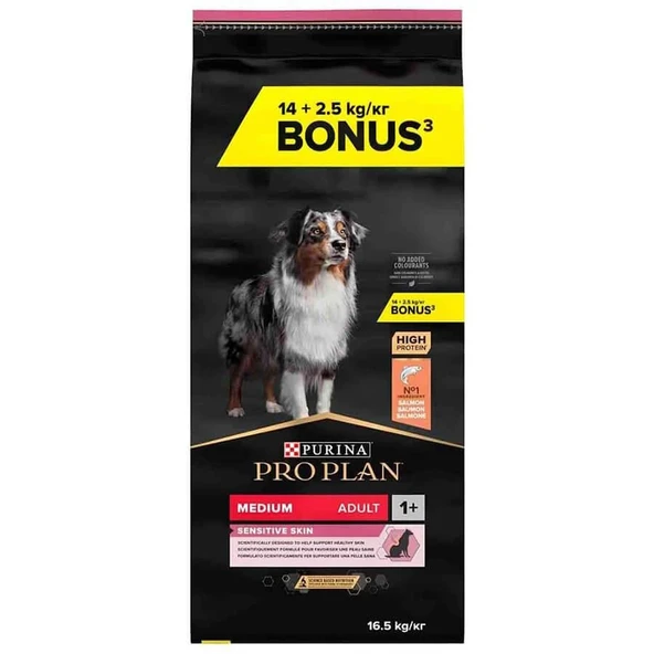 Pro Plan Somonlu Hassas Yetişkin Kuru Köpek Maması 14+2,5 Kg ürün görseli 1