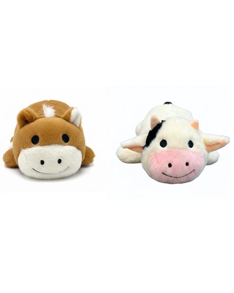 Kızılkaya Çift Taraflı İnek At Pelüş Oyuncak 23 cm 2505152 ürün görseli 1