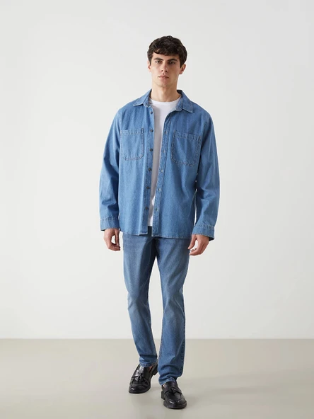 LCW Jeans İNDİGO 750 Slim Fit Erkek Jean Pantolon ürün görseli 1