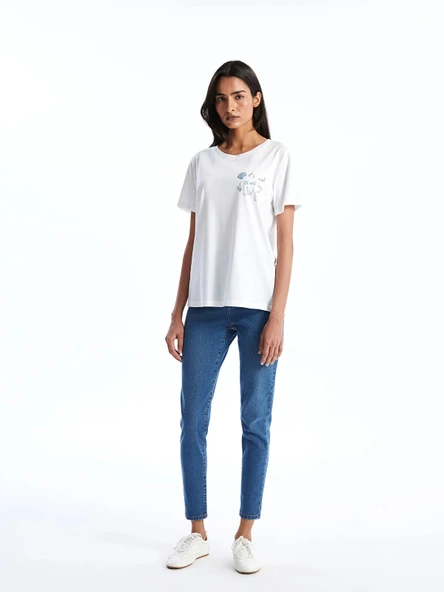 LCWAIKIKI Classic İNDİGO Slim Fit Kadın Jean Pantolon ürün görseli 1