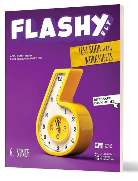 Flashy Elt 2026 6. Sınıf Flashy Test Book With Worksheets ürün görseli 1