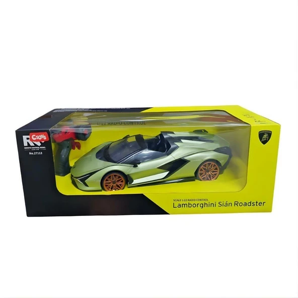 Ctoy Oyuncak Lamborghini Sian Radster Uzaktan Kumandalı Usb Şarjlı Ve Işıklı Araba 2.4G 1:12 27112 (Karışık Renk 1 Adet) ürün görseli 1
