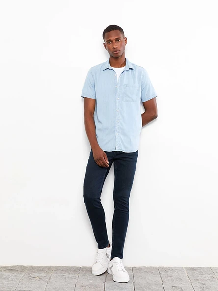 LCW Jeans İndigo 760 Skinny Fit Erkek Jean Pantolon ürün görseli 1