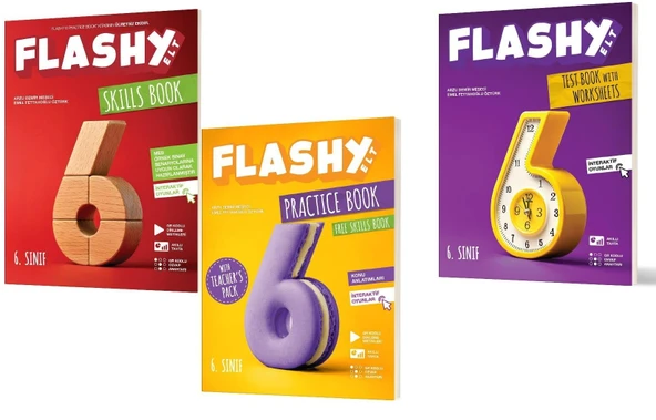 Flashy Elt 2026 6. Sınıf Flashy Practice Book + Skills + Test Seti 3 Kitap ürün görseli 1
