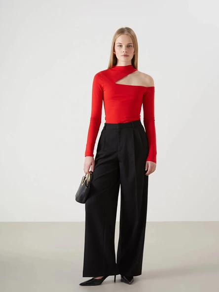 LCW Vision SİYAH Loose Fit Kadın Pantolon ürün görseli 1
