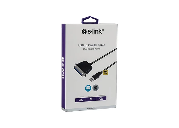 Swapp Sw-U614 Siyah Usb To Parallel (Cn36M) Kablo - Resim 4