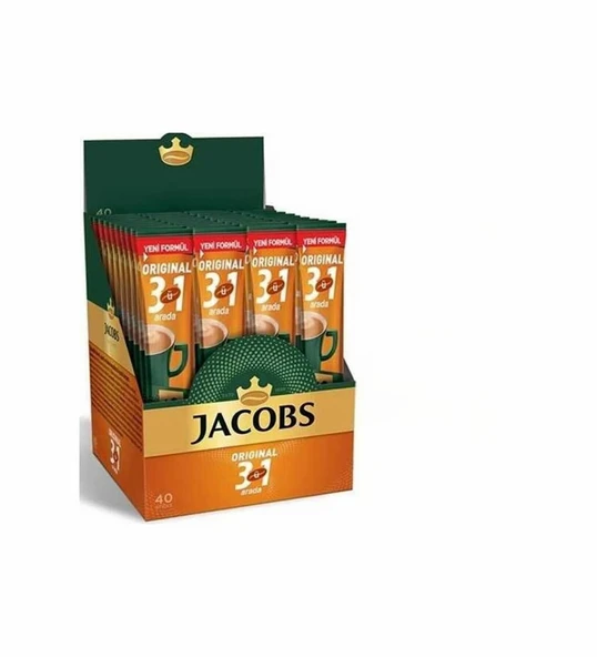 Jacobs Original 3'ü 1 Arada Kutu (40 x 16g) Karışım Kahve ürün görseli 1
