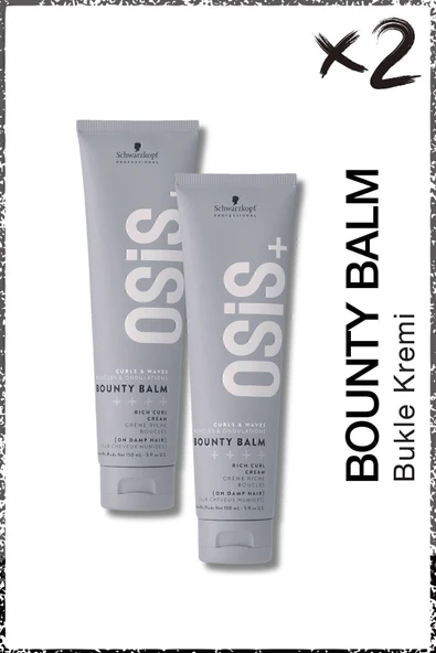 Osis Bounty Balm Bukle Kremi 150ml x 2 Adet | Saçın Doğal Buklelerini Belirginleştirir, Kolay Tarama ürün görseli 1