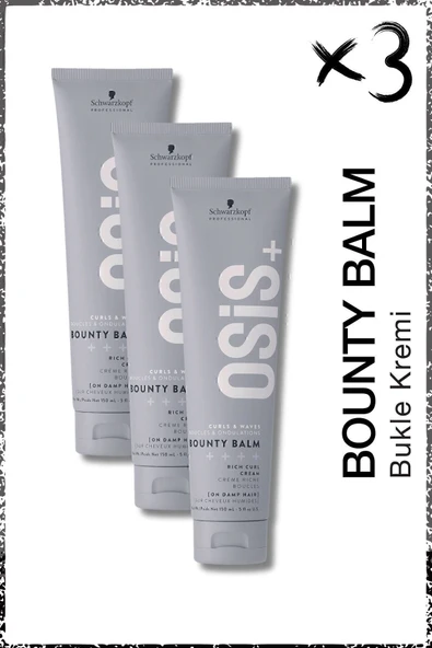 Osis Bounty Balm  150ml x 3 Adet Saçın Doğal Buklelerini Belirginleştirir, Kolay Tarama ürün görseli 1