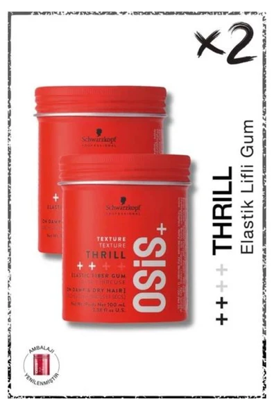 Osis Thrill 100ml Lifli Gum Şekillendirici 2'li ürün görseli 1
