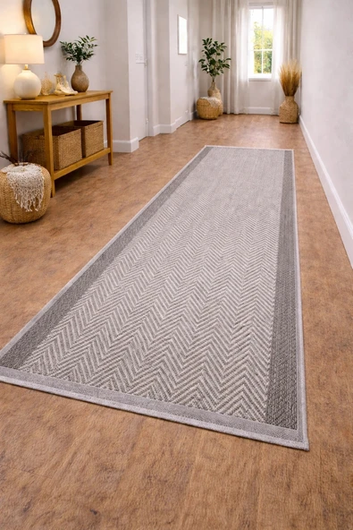 Merinos Rs Sisal 79266-095 Özel Kesme Halı Gri ürün görseli 1