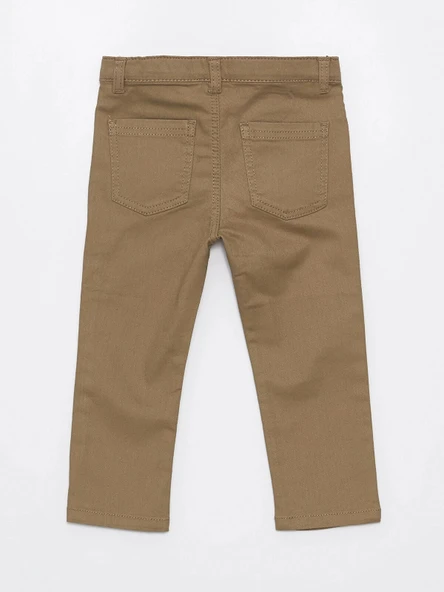LCW Kids Haki Basic Erkek Bebek Pantolon - Resim 5