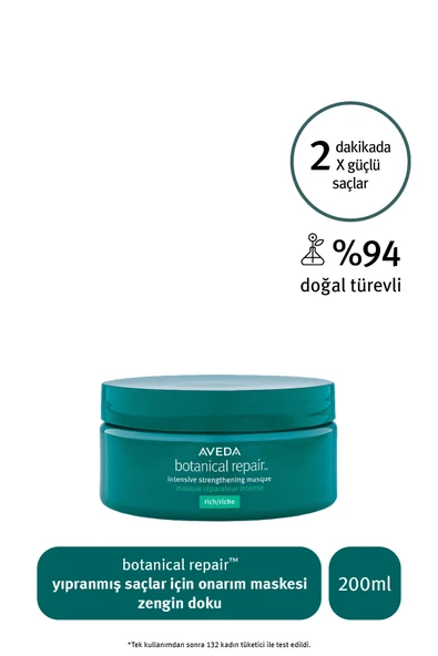 Aveda Botanical Repair Yıpranmış Saçlar Için Onarım Maskesi: Zengin Doku 200ml 18084019337 ürün görseli 1