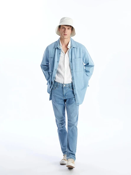 LCW Jeans Indigo 750 Slim Fit Erkek Jean Pantolon ürün görseli 1