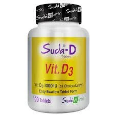 Suda Vitamin D3 1000 IU 100 Tablet ürün görseli 1